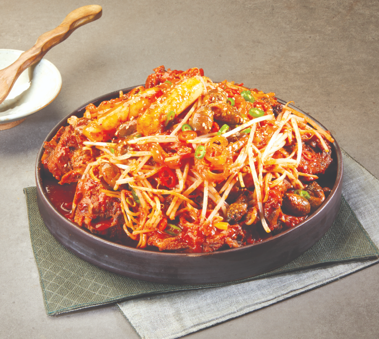 매운콩나물뼈찜